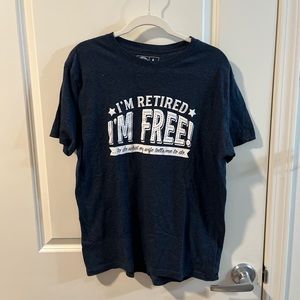 men’s size large custom graphic tee